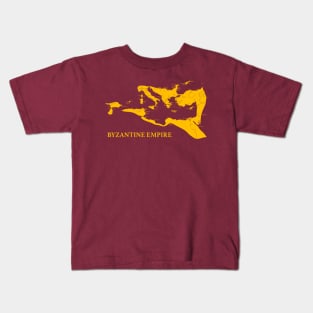 Byzantine Empire Map Kids T-Shirt